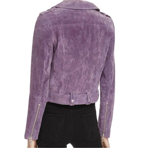 Blank NYC Purple Suede Twilight jacket - Picture 2 of 12